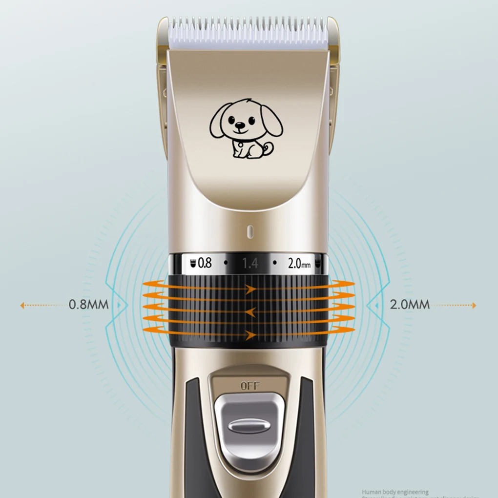 Electronic Pet Shave Clipper Hair Trimmer Set 5 Modes Rechargeable Pet Styling Beauty Supplies 4