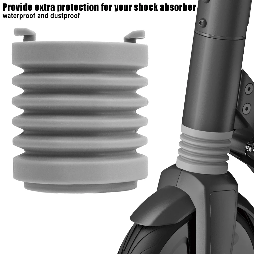 For Ninebot Es1 Es2 Es4 Electric Scooter Front Fork Rubber Protection Dust Cover Water Proof Silicone Scratch Case Repair Parts