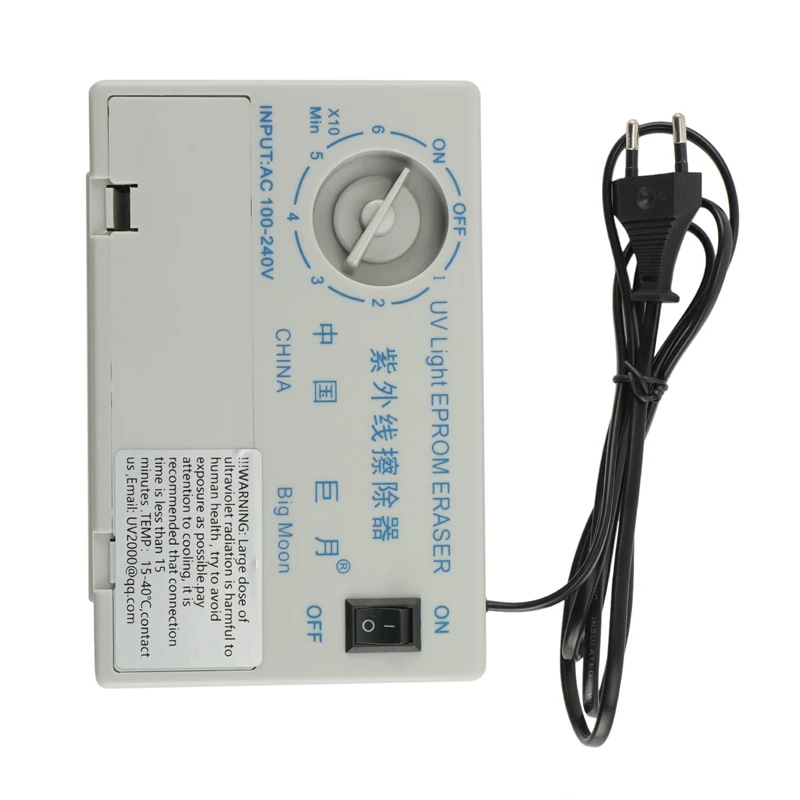 고속 자외선 지우기 UV EPROM 지우개, 자외선 지우기 타이머, EU 플러그