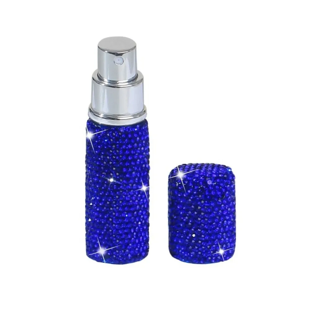 New 10ml Perfume Bottle Portable Empty Refillable Bottles Glass Full Rhinestone Storage Container Makeup Tool