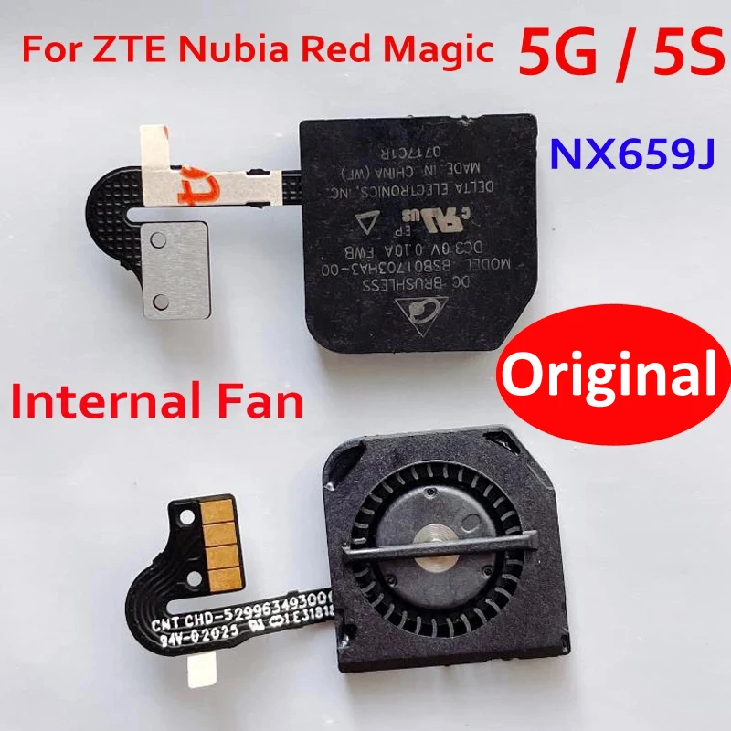 Оригинальный встроенный радиатор вентилятора, радиатор для ZTE Nubia Red Magic 5G, охлаждающий вентилятор NX659J, гибкий кабель для телефона, детали
