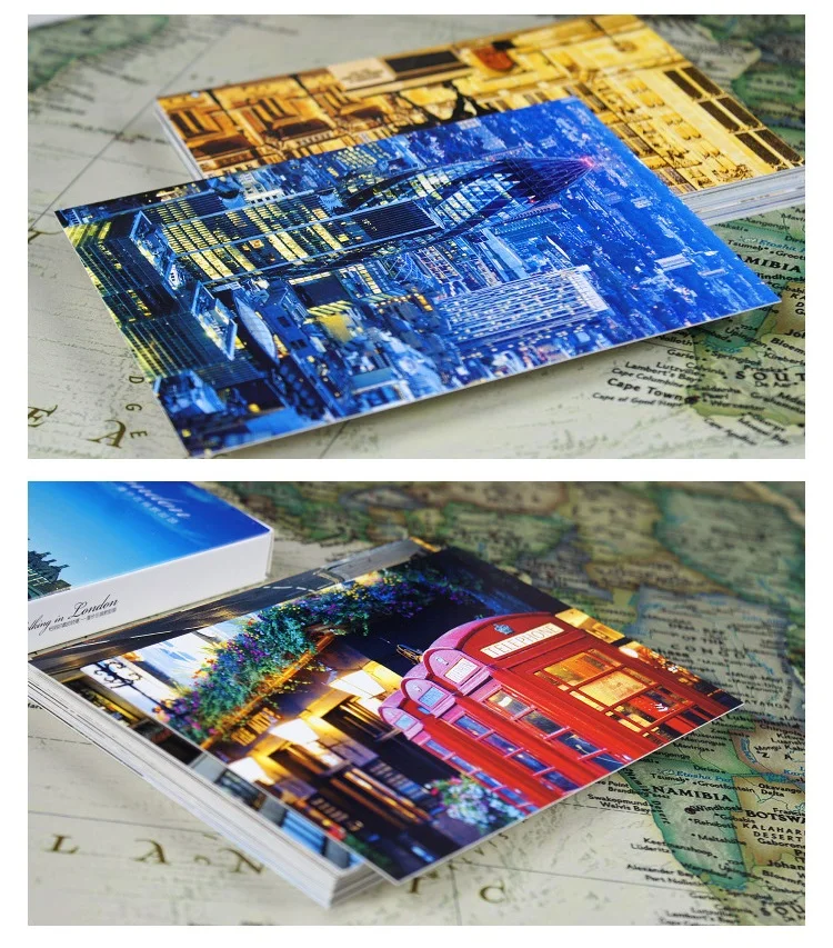 30 Sheets/LOT Walking In London Series Postcard Travel Landscape Photography Greeting Message Cards Office Stationery