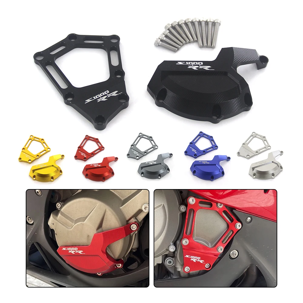 Moto Motore Statore Guard Cover Protector Side Case Slider For BMW S1000RR HP4 S1000R S 1000 RR S1000 R S1000XR 2009 -