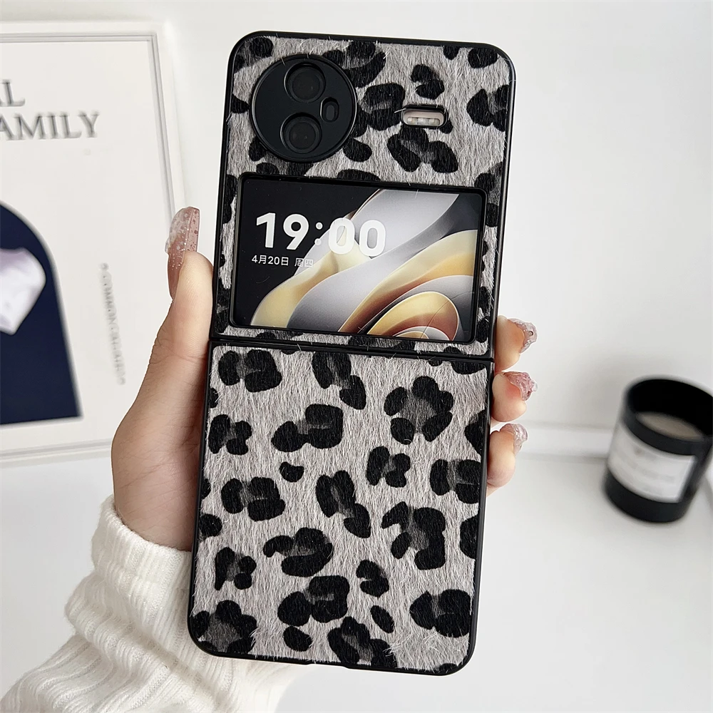 Leopard Print Clear Hard PC Luxury Shockproof Phone Case