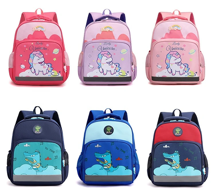 Children Schoolbag Cartoon Unicorn Dinosaur Kindergarten Backpack for 2-5 Years Old Boys and Girls Travel Lightweight Backpacks 3