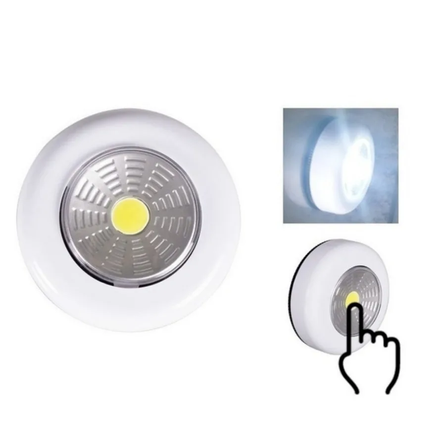 HHLZYH COB LED Night Light Under Cabinet Light With Adhesive Sticker Wireless Wall Lamp Wardrobe Cupboard Closet Bedroom Kitchen