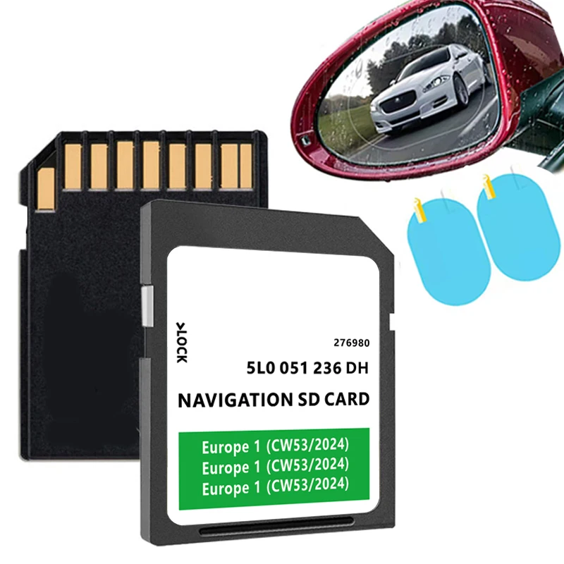 

32GB GPS Accessories for Skoda Amundsen 2 Navi SD Card EU/UK 5L0051236DH 2024 Discover Gen2