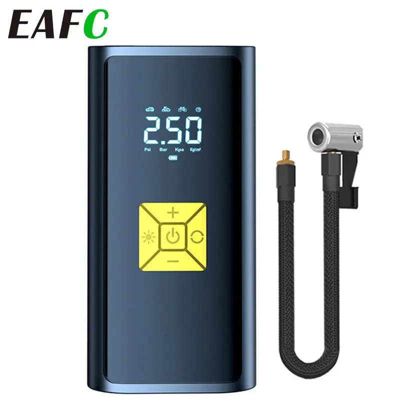 EAFC Compressor for Cars 150PSI Air Pump with Battery Portable Car Tyre  Inflator for Car Motorcycle and Bicycle Tires Electric