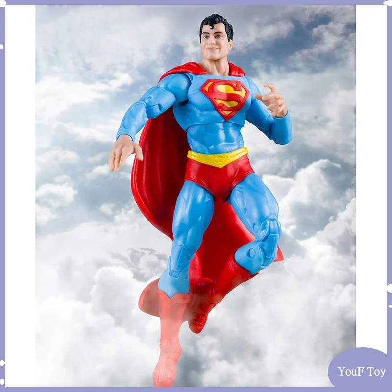 

Mcfarlane Toys Superman Action Figure Anime Figures 7inch Figurine Statue Model Doll Toy Kid Collectible Gifts