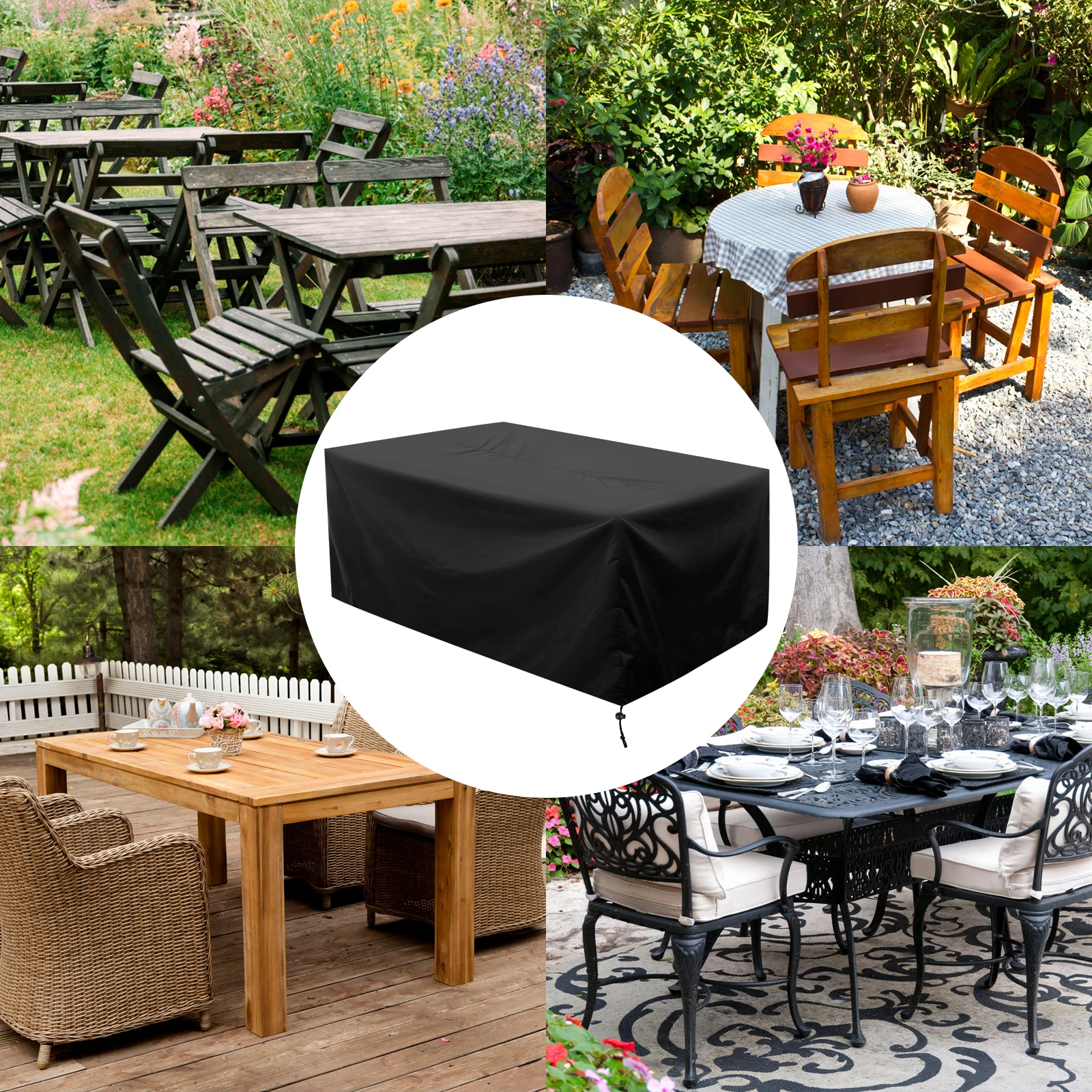 Garden Furniture Bistro Table Cover Outdoor IMossad Outdoor Round