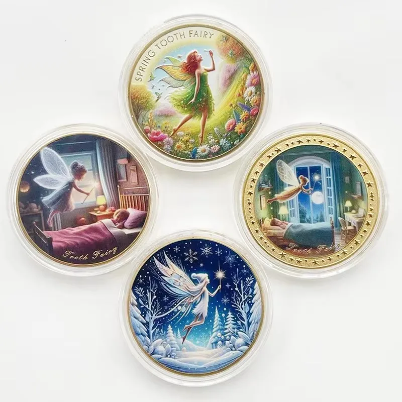 Enchanted Tooth Fairy Souvenir Coin for Birthday and Party Gifts