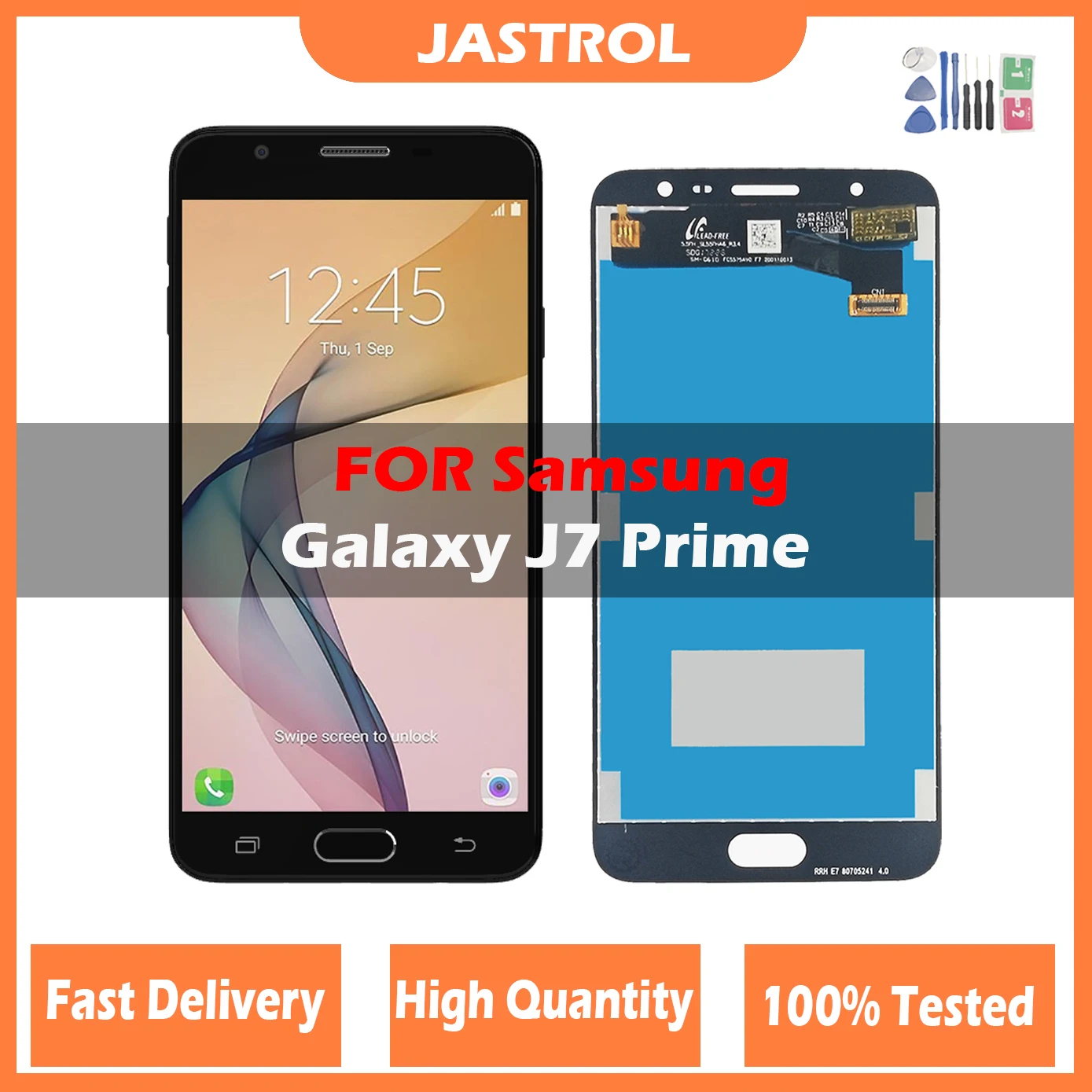 100% Testato 5.5 "Lcd Per Samsung Galaxy J7 Prime G610 G610F On7 2016 G6100 Display Touch Screen Senza Cornice