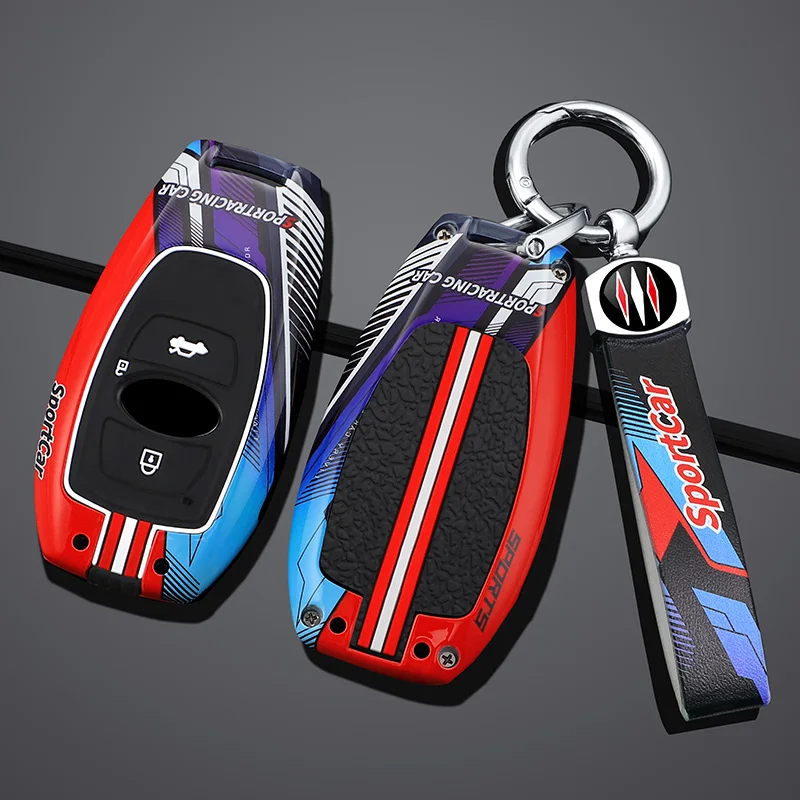 Zinklegierung Autoschlüsselhülle Schlüsselanhänger für Subaru BRZ XV SV Forester Legacy Outback Crosstrek Impreza WRX Ascent Zubehör – Detail 9