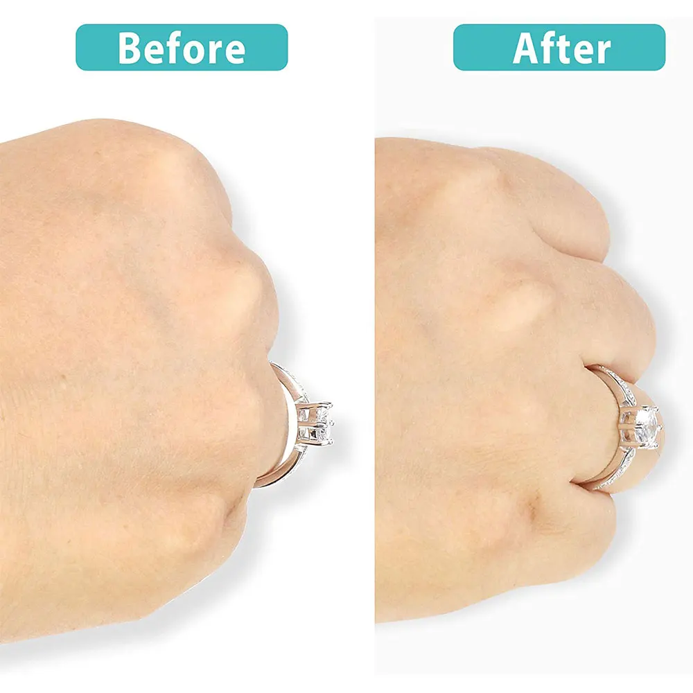 1/3/5SETS Invisible Ring Size Adjusters Design Non-toxic Silicone Adapters Adjusting Pad