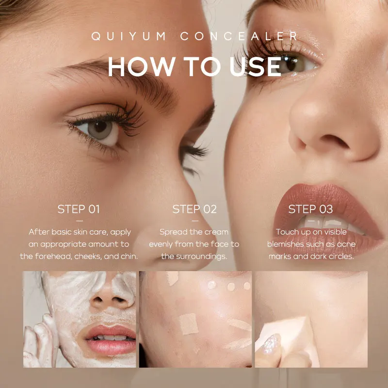 High Coverage Foundation BB Cream Concealer Brighten Facial Contour Primer Base Waterproof Long-Lasting Makeup Cosmetic