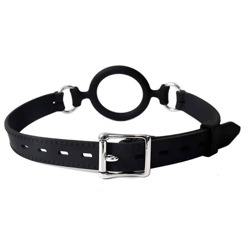 BDSM Soft Silicone Open Mouth Ring Gag Breathable O-Ring Oral Gags Bondage Restraints Adult Slave Roleplay Sex Toys for Couples