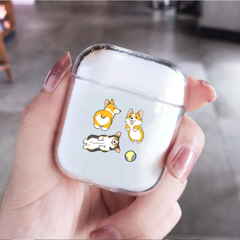 Adorable Cartoon Dog Earphone Case - Shockproof Soft Cover & Protective Accessory Shell