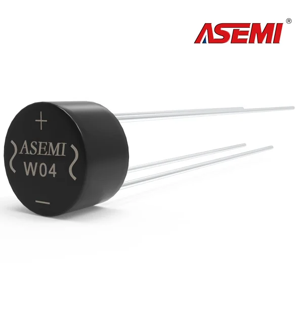 10PCS W04 Bridge Rectifier 1A 400V ASEMI