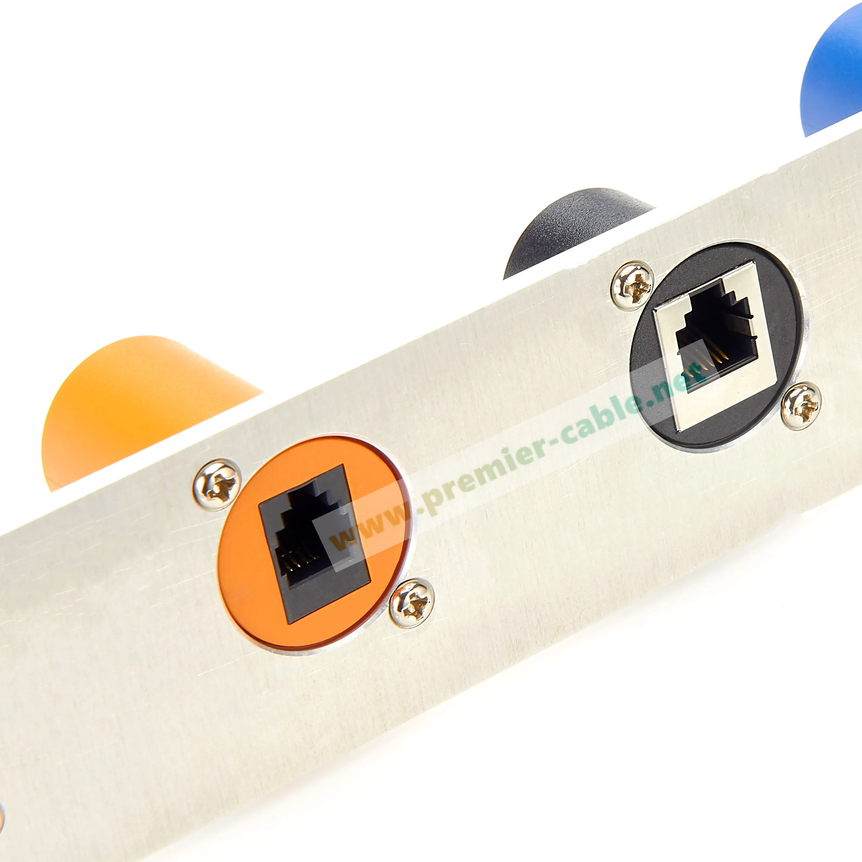 Adattatore Presa Telefonica RJ12 Filettato | 6P6C Femmina-Femmina | Per Modem, Fax