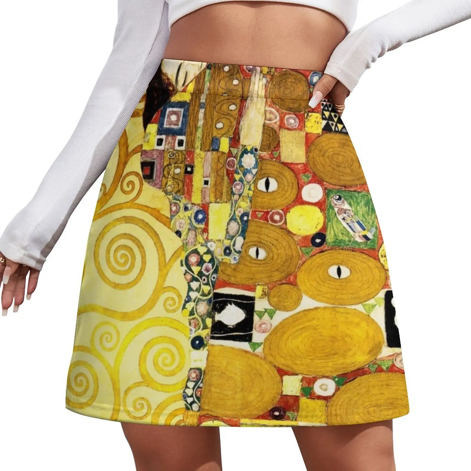 Gustav Klimt The Embrace Mini Skirt skorts for women skirt for women