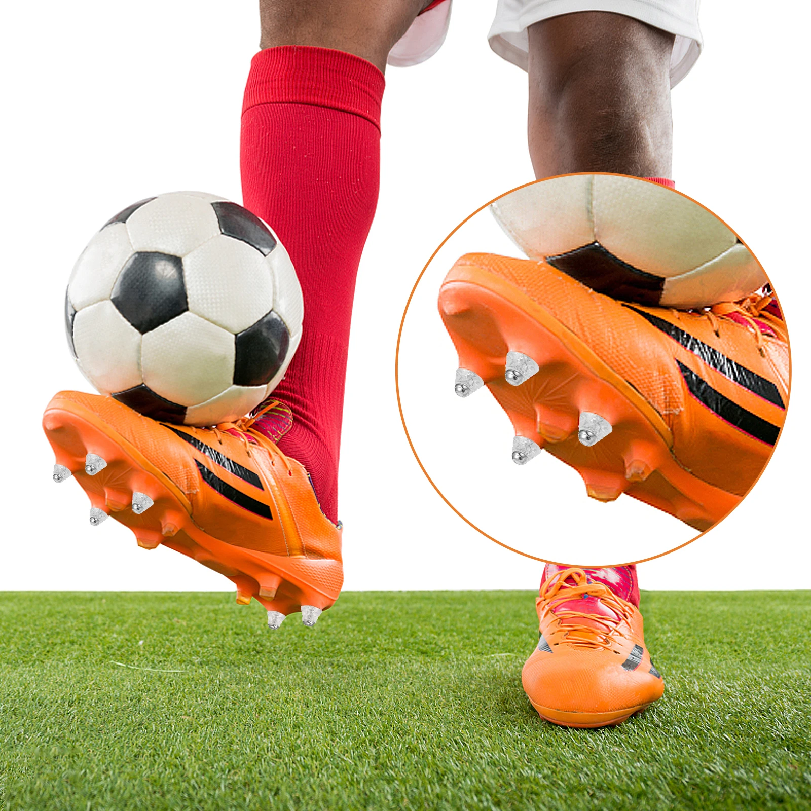 

12 Pieces Football Boots Studs Replacement Professional Footwear Accessories 13mm 16mm Shoes Stud Replace Component