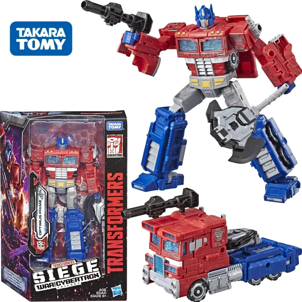 

Коллекционная экшн-фигурка Hasbro Трансформеры поколения война за Кибертрон: осада Voyager Class WFC-S11 Optimus Prime