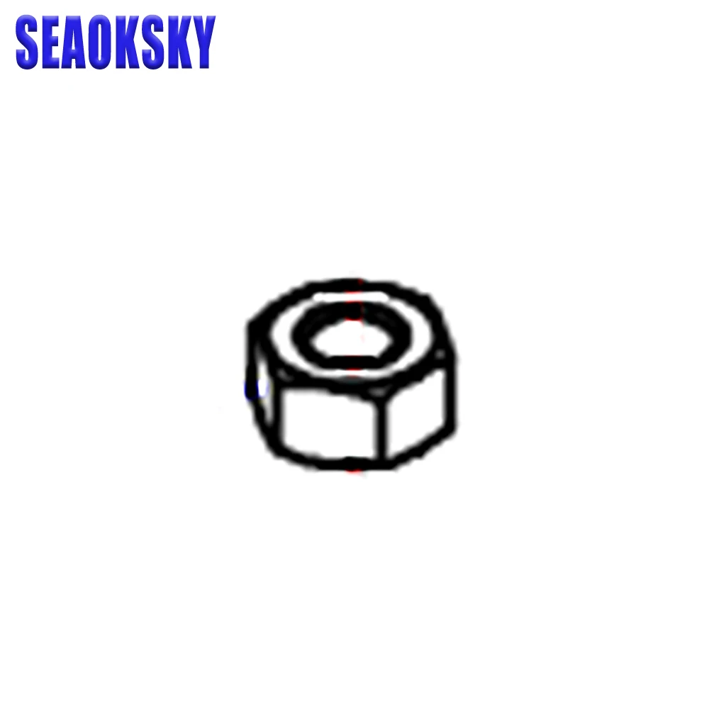 

90170-12066-00 Nut for Yamaha boat engine 9.9HP 15HP 20HP 25HP or 4 Stroke F4 F5 F6 FT8 F9.9 90170-12066 901701206600