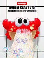 1pcs Kids Red Crab Spit Bubble Machine Baby Bath Toys Kids Bathtub Water Play with Music,Surprise Gift for Boys Girls 1