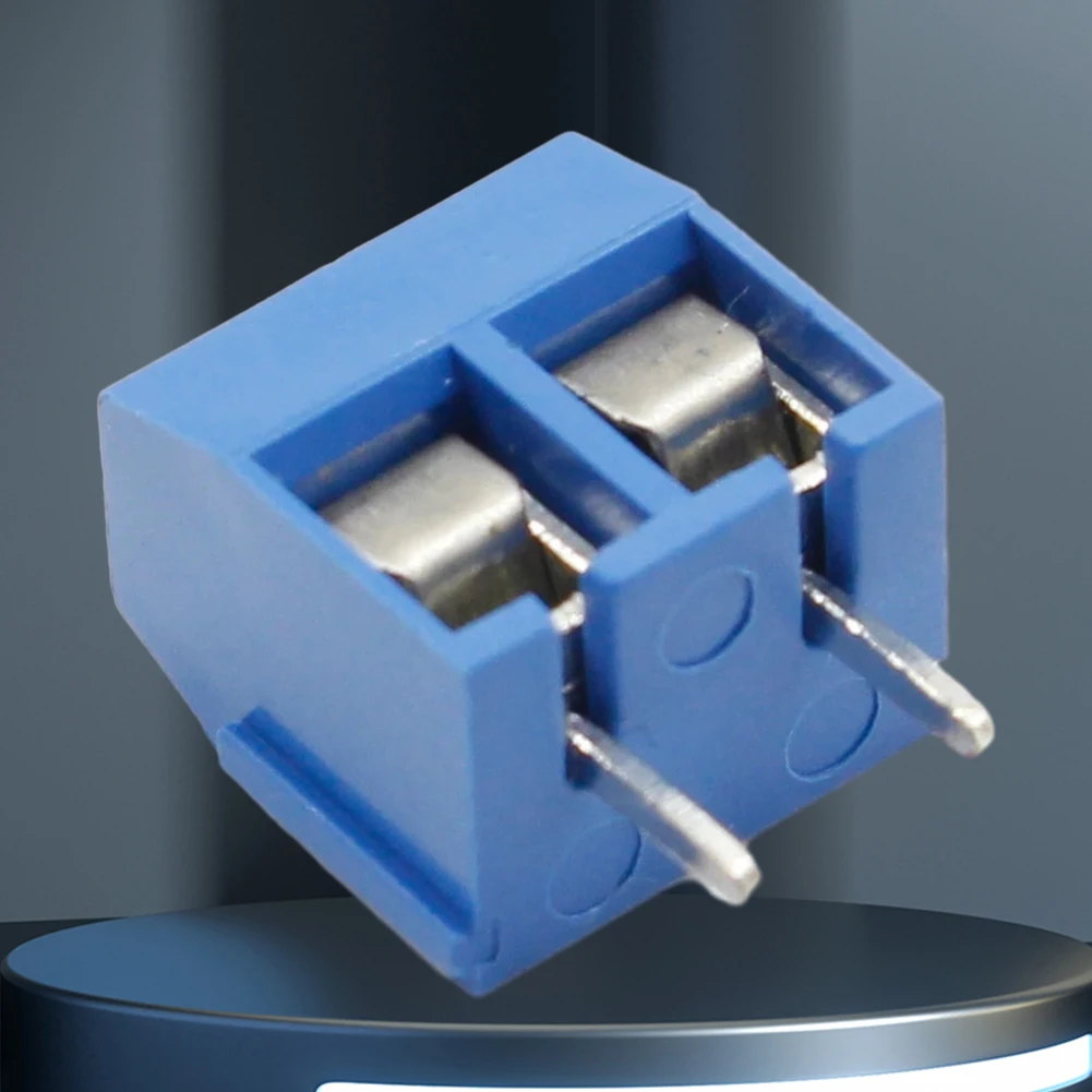 10Pcs PCB Mount Screw Terminal Block Connector Pitch 5.0mm KF301 Spliced Screw Terminals Block Connector Straight Pin 2P 3P