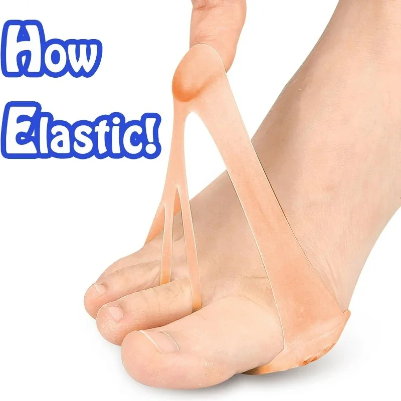2/4pcs Silicone Forefoot Metatarsal Pads Pain Relief Orthotics Foot Massage Anti-Slip Protector Elastic Cushion Foot Care Tool