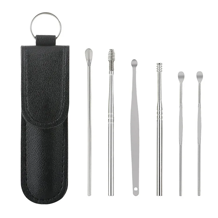 6/7PCS Earwax Remover Ear Cleaner Wax Removal Tool Ear Cleaner Personal Health Care Ear Wax Cleaners Ear Pick Cleaning