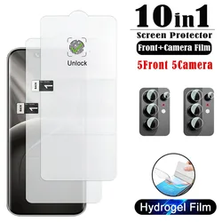 Pellicola Protettiva Hydrogel di Sicurezza Premium con Protezione della Lente della Fotocamera in TPU Morbido