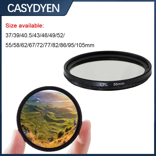 Filtre Polarisant Circulaire Ultra Fin 43 Mm Pour Fujifilm XF 23mm F/2