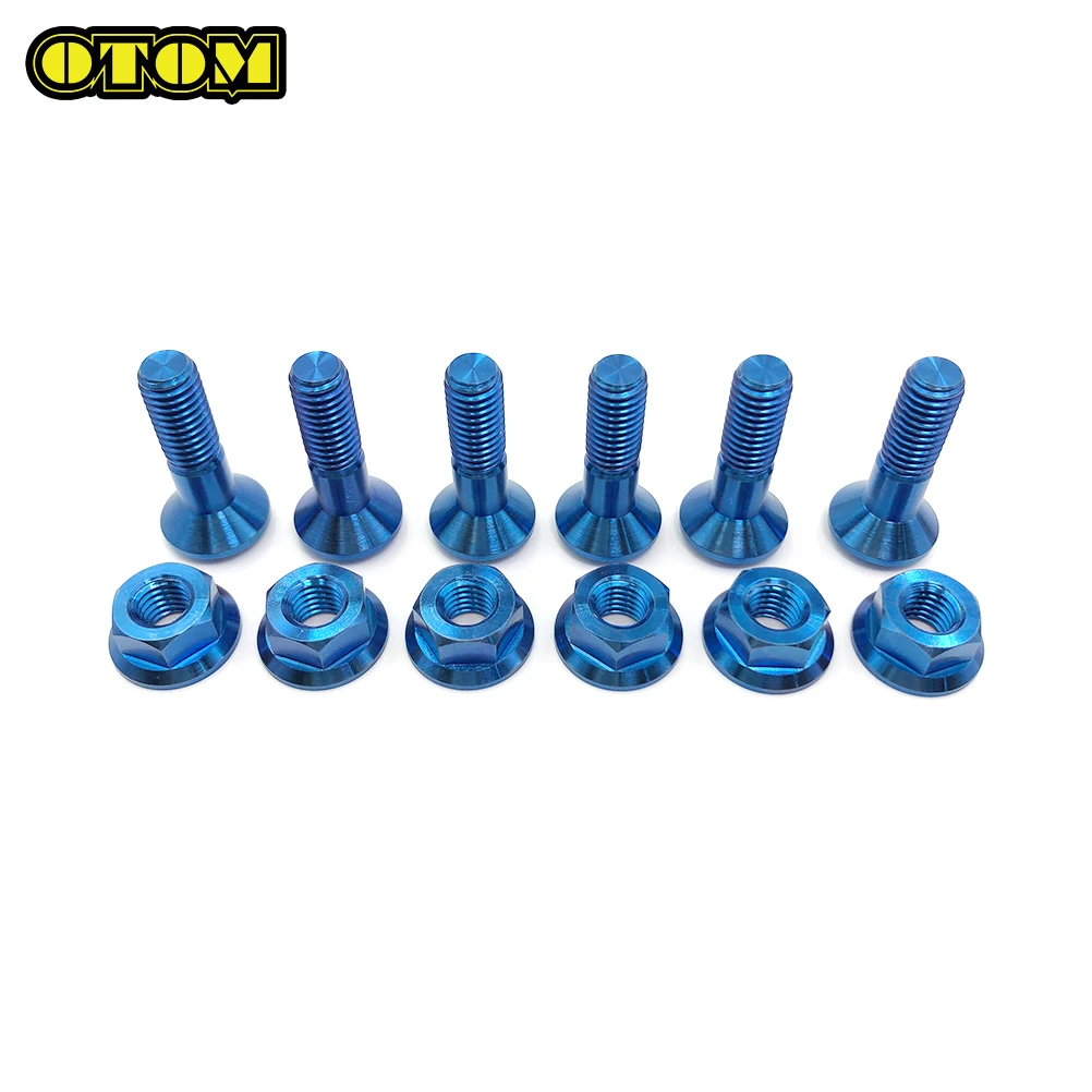Motorcycle Universal M8 Sprocket Bolts Nuts Set Chain Plate Screws For Japan Off-Road HONDA YAMAHA KAWASAKI SUZUKI AVANTIS BRZ engine sprocket