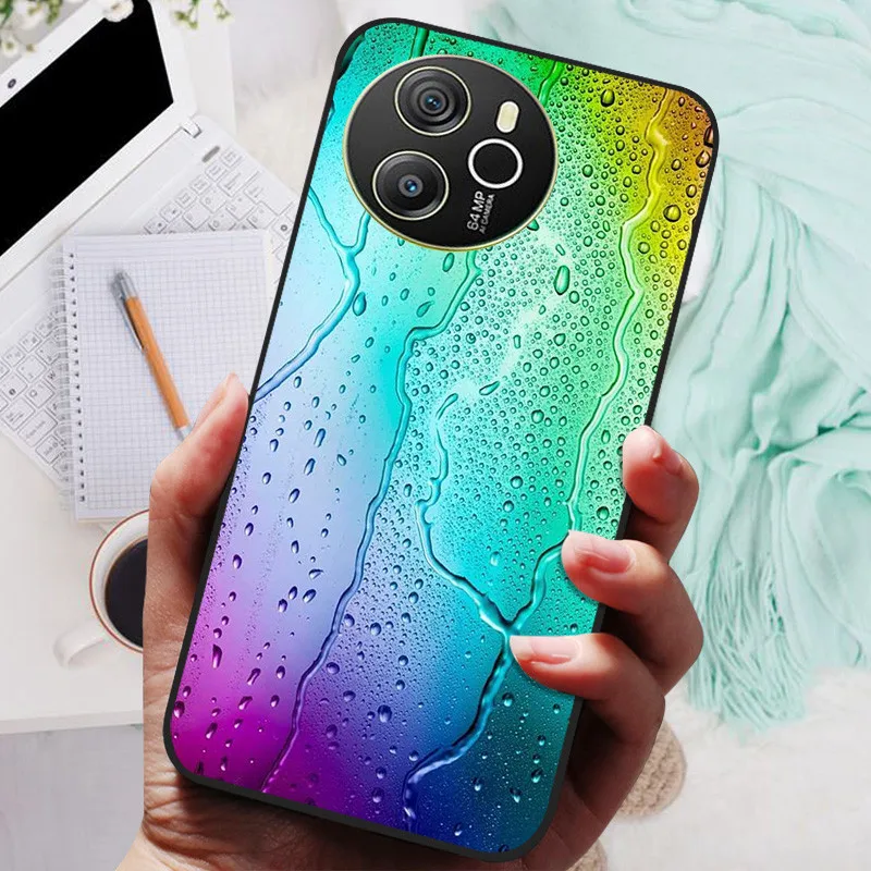 Blackview SHARK 8 Silicone Soft Back Case - Black Lion Wolf Design