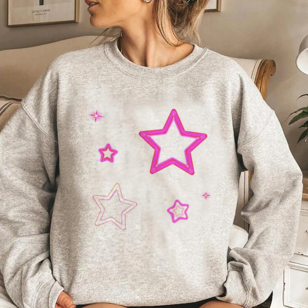 

Star Girl Y2k Punk hoodies women long sleeve top sweat y2k Hood hoddies female streetwear clothes