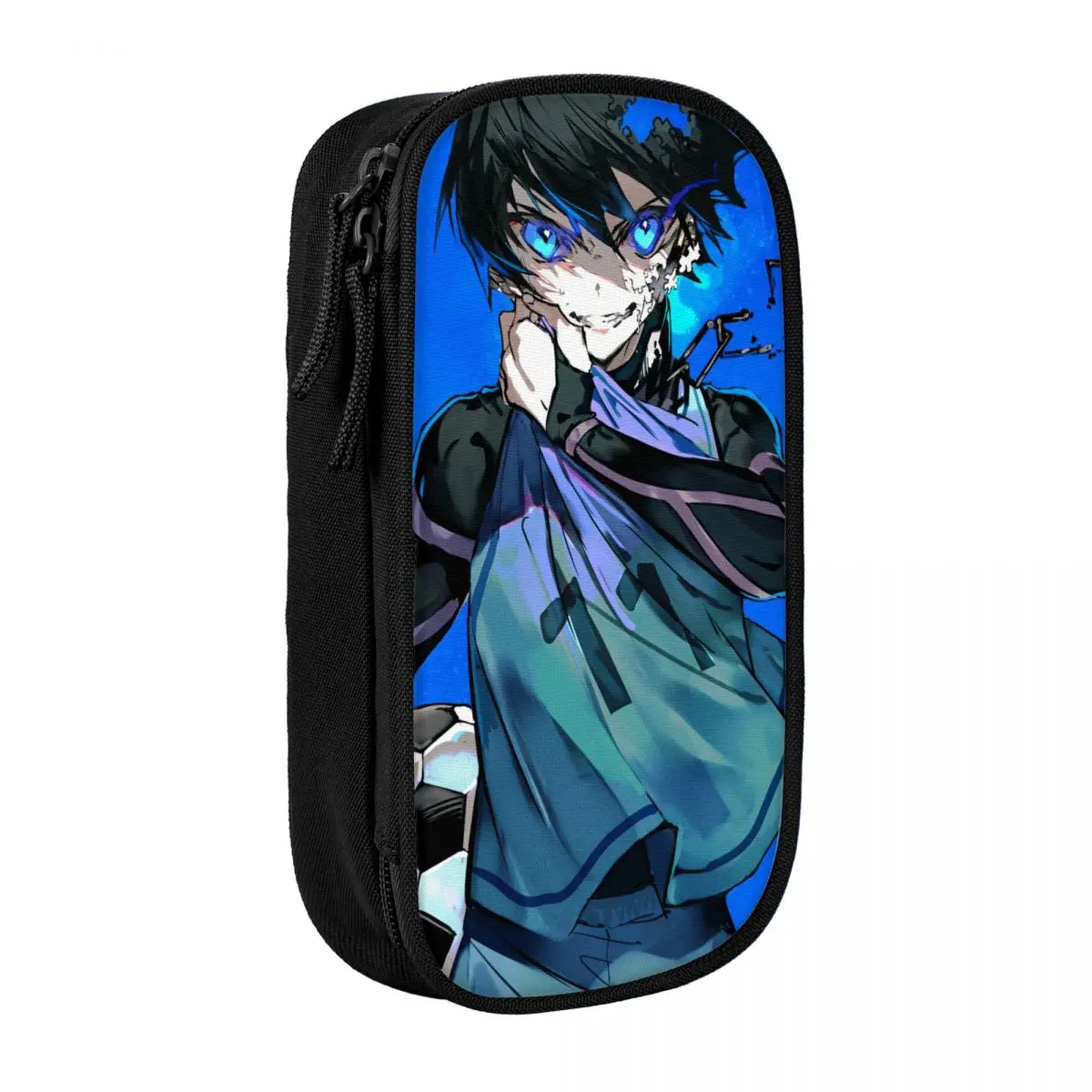 Anime Blue Lock Large Zippered Pencil Case