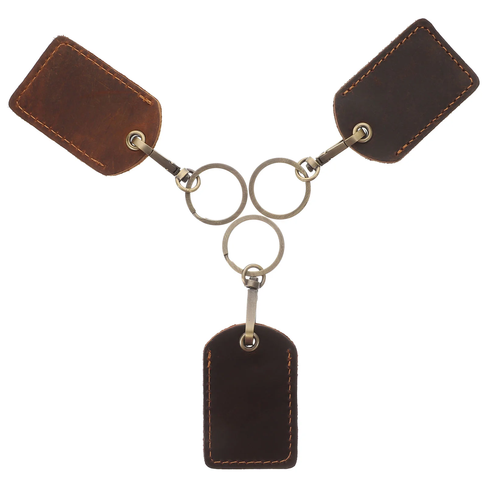 

3Pcs Card Sleeves Lovely Key Chain Ornament Hanging Decors for Card