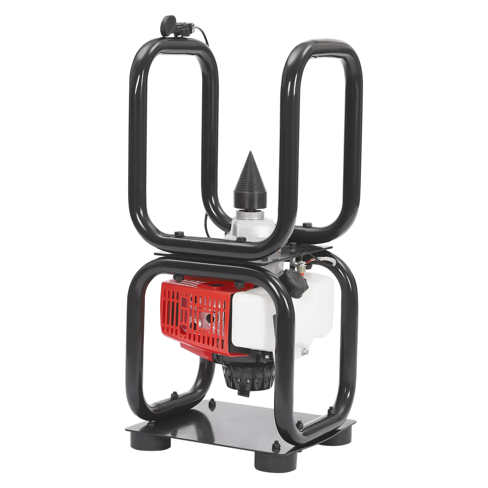 2.5 kW Wood Splitter Gas Powered 2-stroke Engine, 0.4 Gal Fuel Tank Gasoline Firewood Splitting Machine, Firewood Splitter