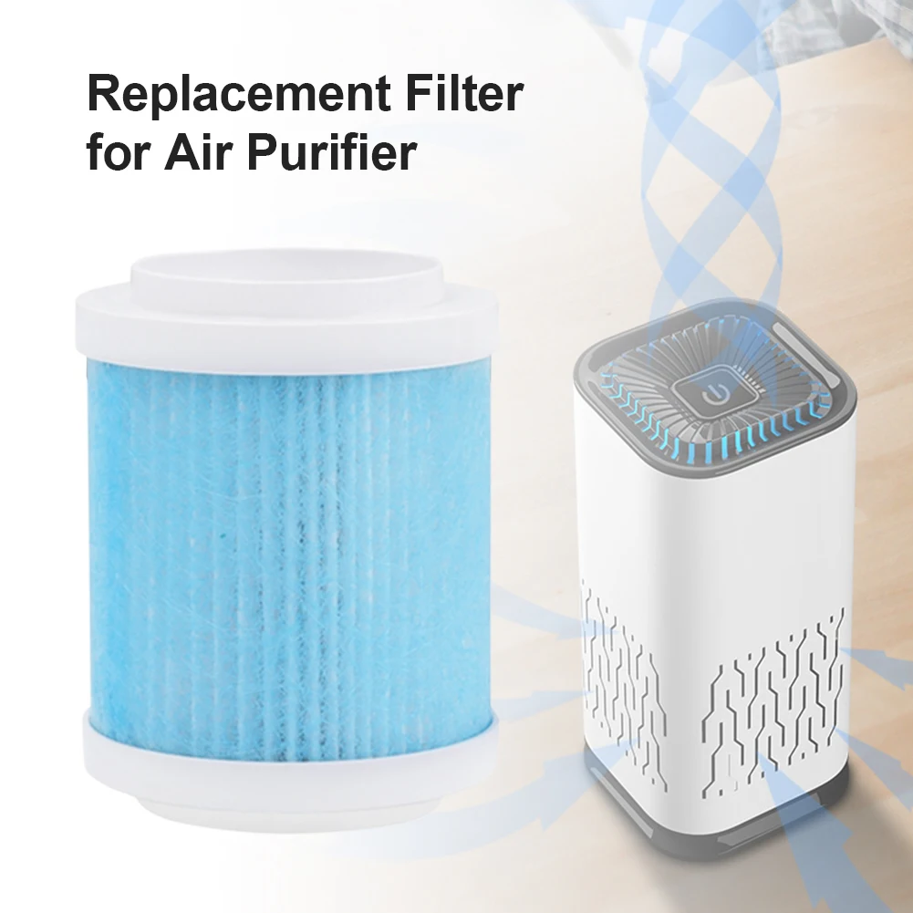 Portable USB Negative Ion Air Purifier with HEPA Filter Odor Eliminator Remover