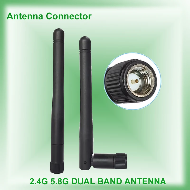 Eoth 5pcs 5.8GHZ 2.4GHZ 안테나 3dBi SMA 남성 20cm wifi 라우터 용 4 세대 소형 커넥터 케이블 zigbee bluetooth antene