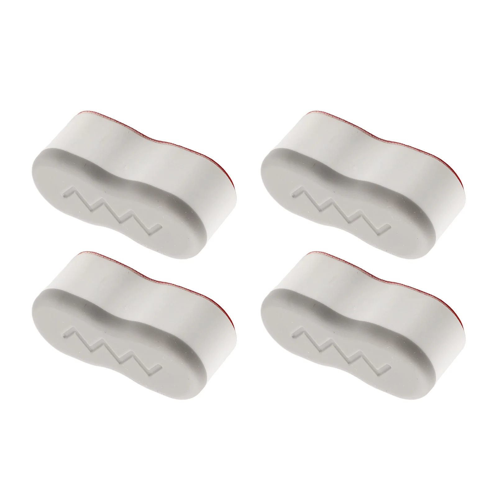 4Pcs Bidet Height-Increasing Pads Toilet Seat Risers Toilet Lid Bumpers toilet accessories toilet seat bumper Plastic Antislip Gasket Seat Raise The Ring