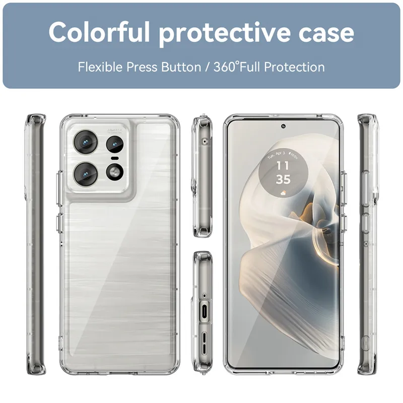 Shockproof Hard PC TPU Silicone Phone Back Case