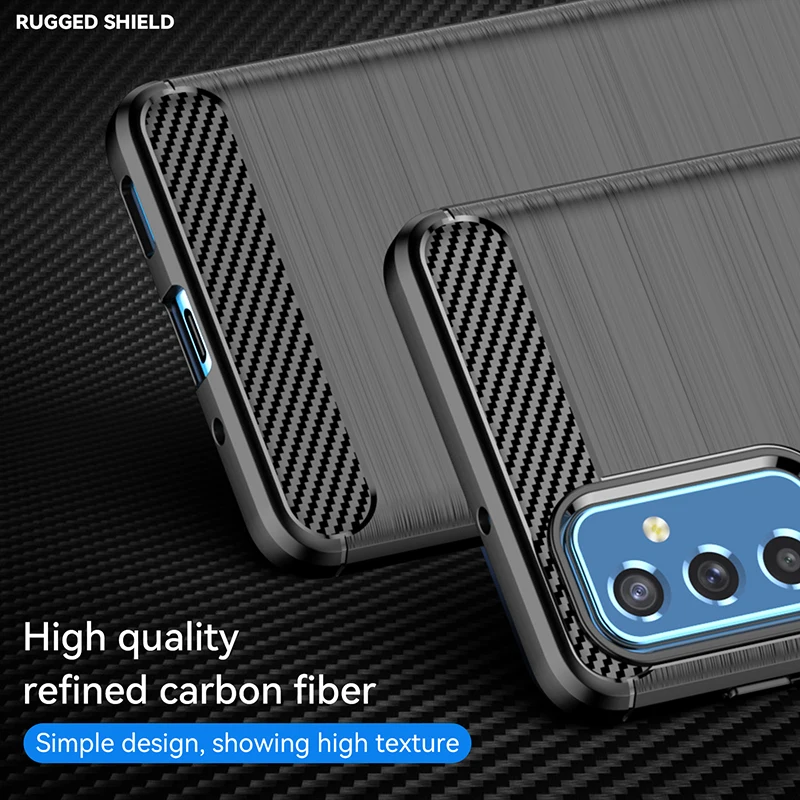 Carbon Fiber Soft Cover Smartphone Case