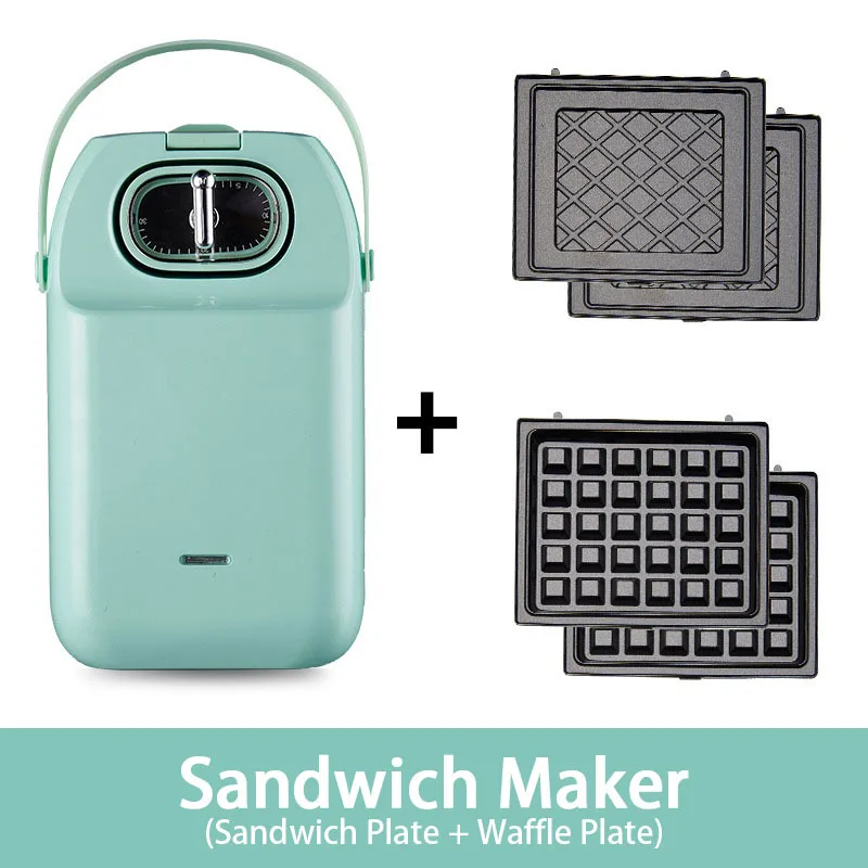 220V 650W Mini sand machine breakfast machine waffle