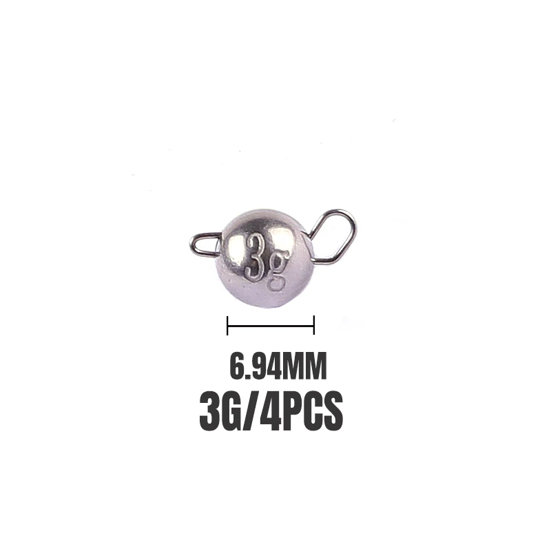Swing Jig Head Deep Water Weight Soft Lure Baits Supercontinent tungsten cheburashka 0.75g 1g 1.5g 2g 3g 8g fishing lure