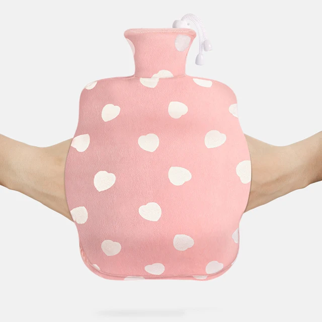 1000/2000 Ml Téli Hidegbiztos Lóhere Forróvízi Táska Vízmelegítő Kézzel Plüss Szuper Rugalmas És Nyomásálló - Image 2