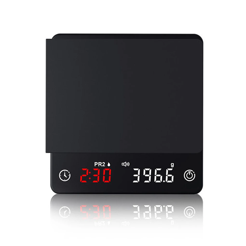 

Digital Coffee Scale with Timer LED Screen Espresso USB 2kg Max.Weighing 0.1g High Precision Measures in Oz/ml/g Kitchen Scale