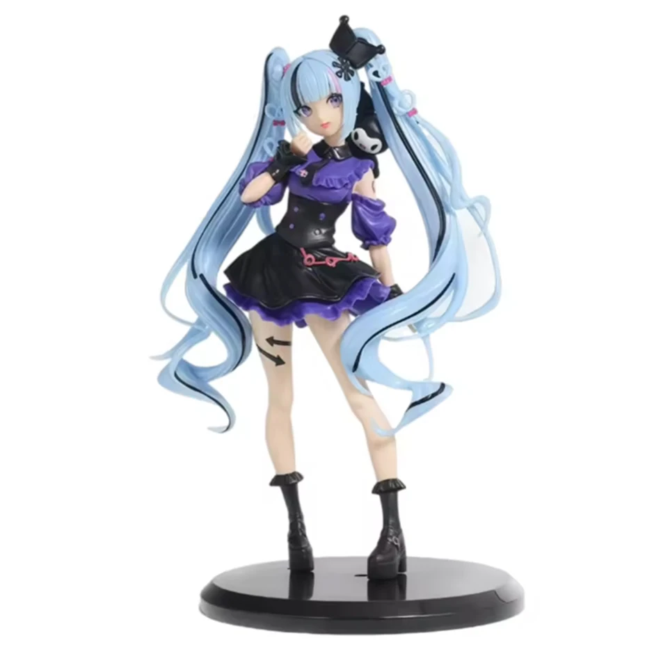 Anime Hatsune Miku X Cinnamoroll 20CM Collectible Figure - Kawaii Decorative Gift