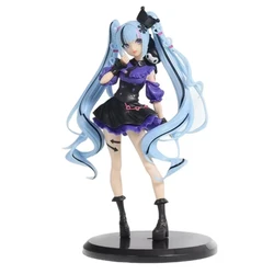 Anime Hatsune Miku X Cinnamoroll 20CM Collectible Figure - Kawaii Decorative Gift (No box)